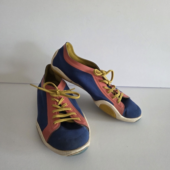 Camper Noshu Colorful Sneakers with Yellow Laces Sz.39 (8,5) - Picture 1 of 8
